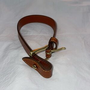 Dooney and Bourke Replacement Strap Wristlet Doghook purse strap cognac gold